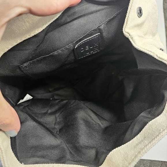 Deux Lux Demi Canvas / Vegan Leather Backpack - Picture 8 of 9